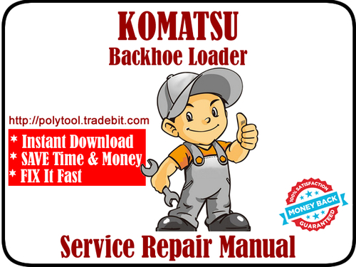 Product picture Komatsu Backhoe Loader WB93R-5 Service Repair Manual PDF