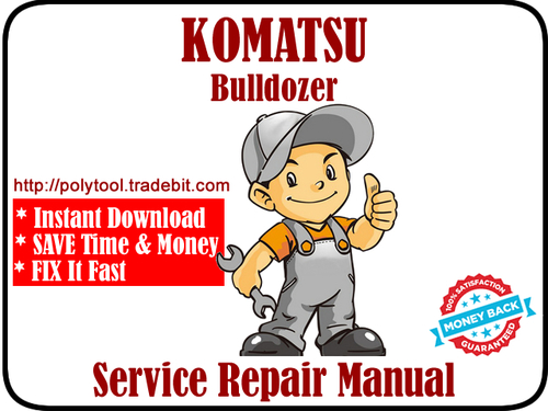 Product picture Komatsu Bulldozer D31A-17 D31E-17 D31P-17 D31PL-17 D31PLL-17 D31P-17A D31P-17B Service Manual PDF